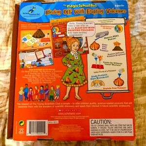 Magic school bus learning game vintage